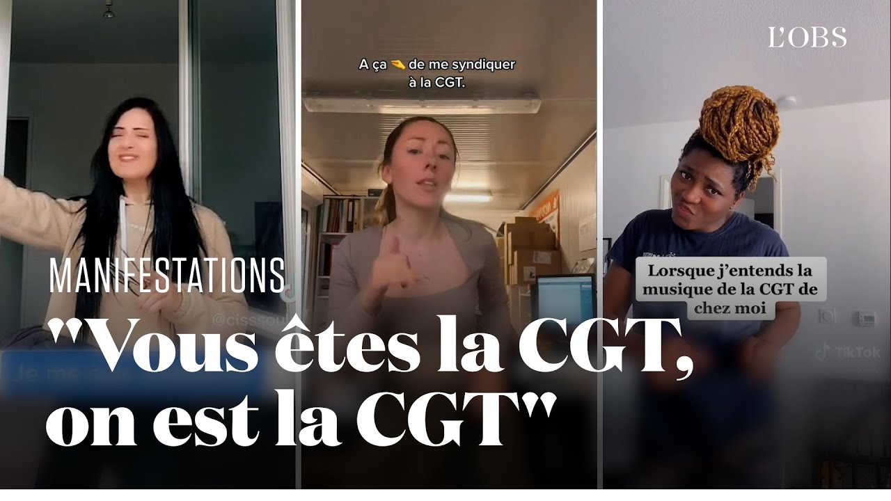 Quand la CGT devient une trend sur TikTok