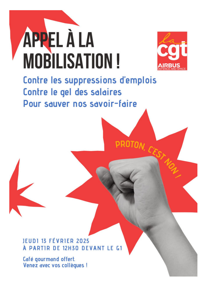 Proton : appel à la mobilisation
