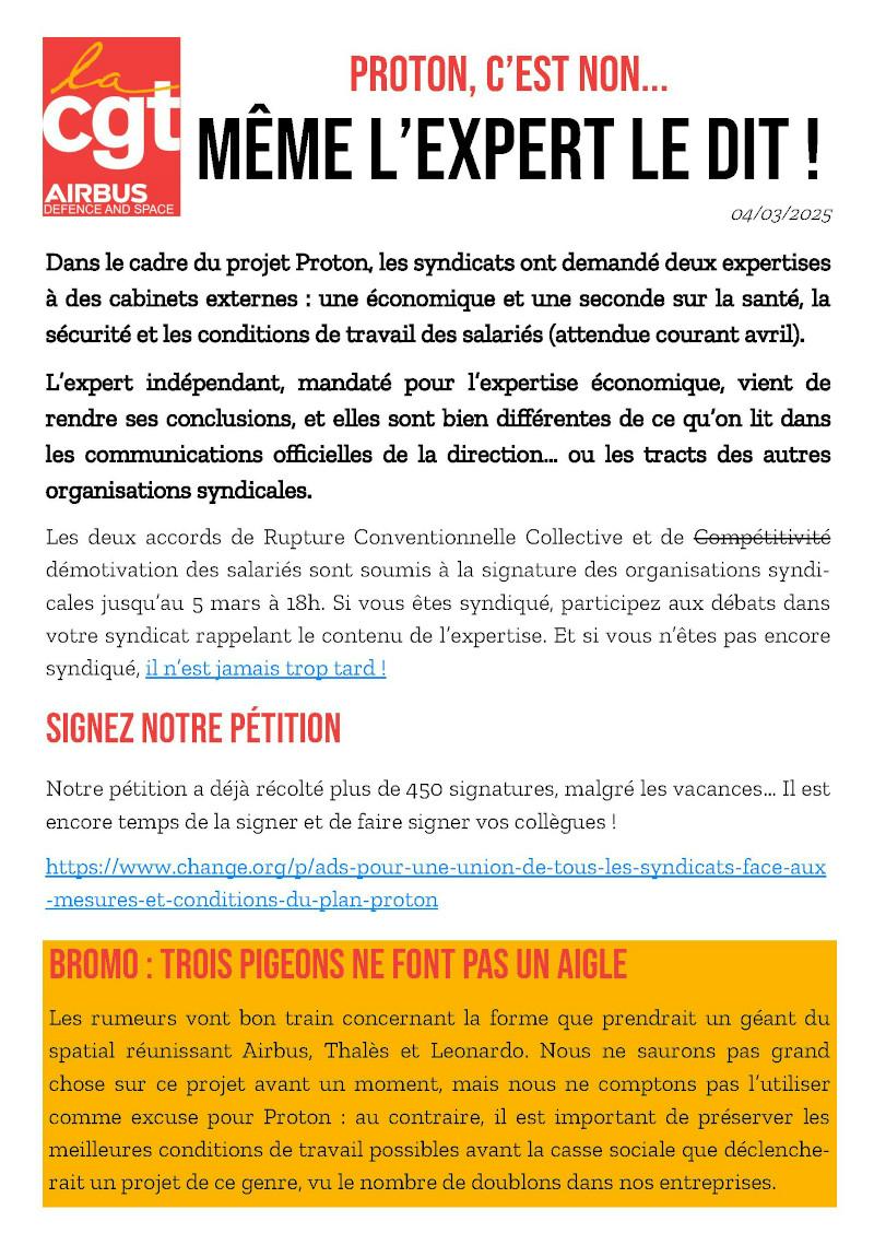 Proton, c’est non… Même l’expert le dit !