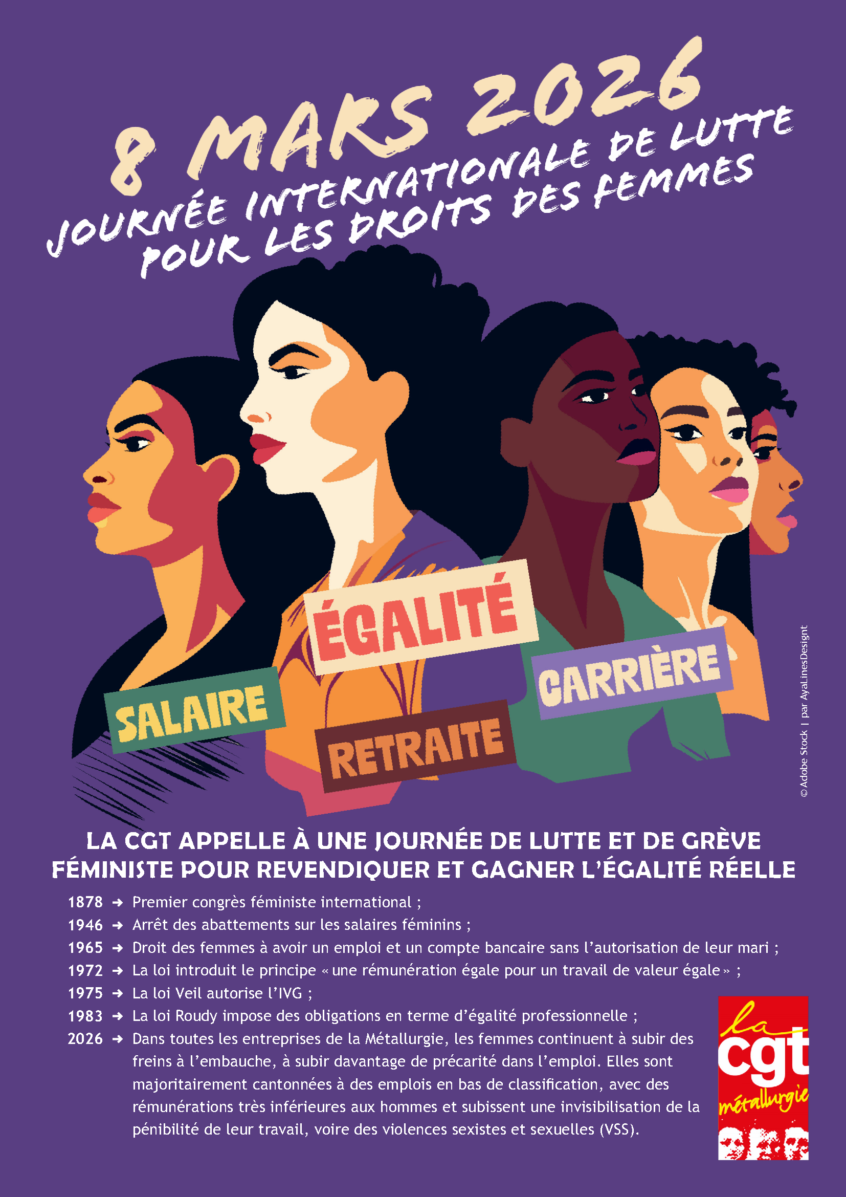 Journée internationale de lutte pour les droits des femmes